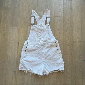 Aritzia Denim Forum White/Cream Jumpsuit Romper Size M